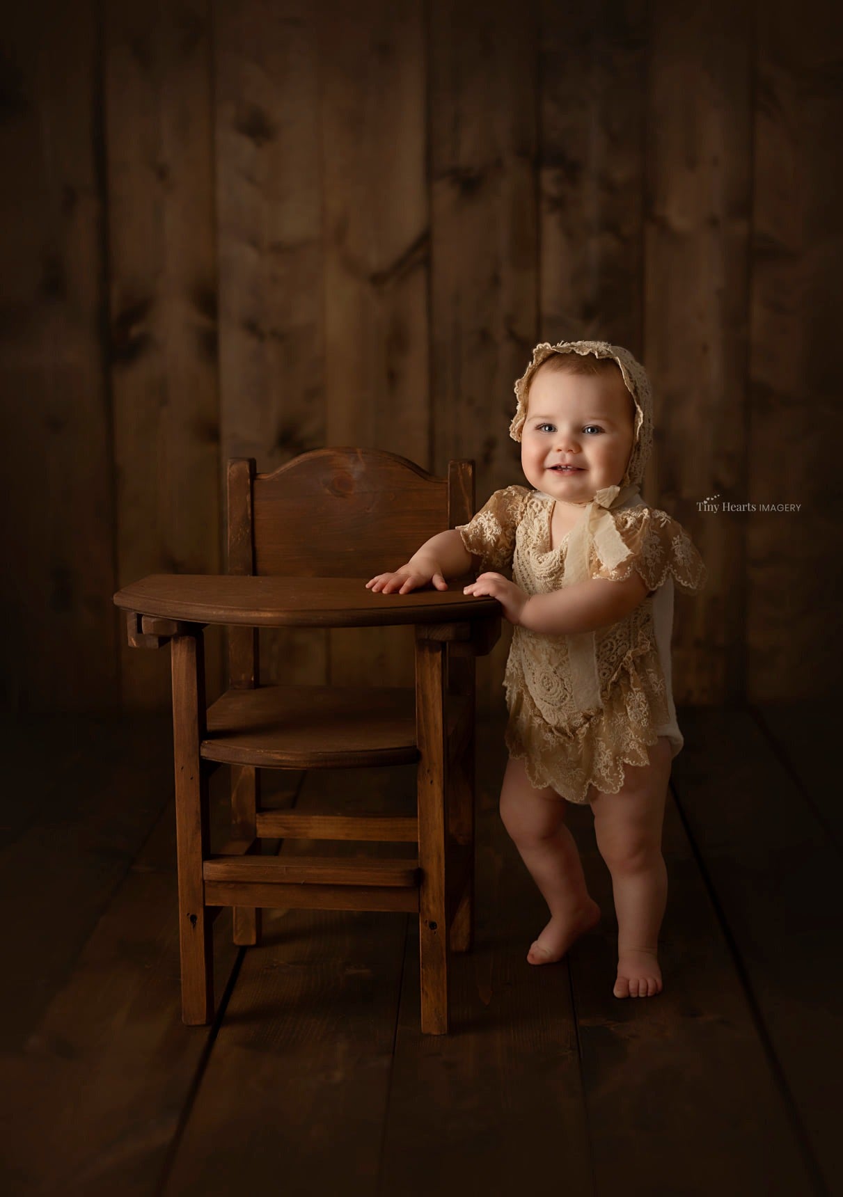 Mini Wooden High Chair