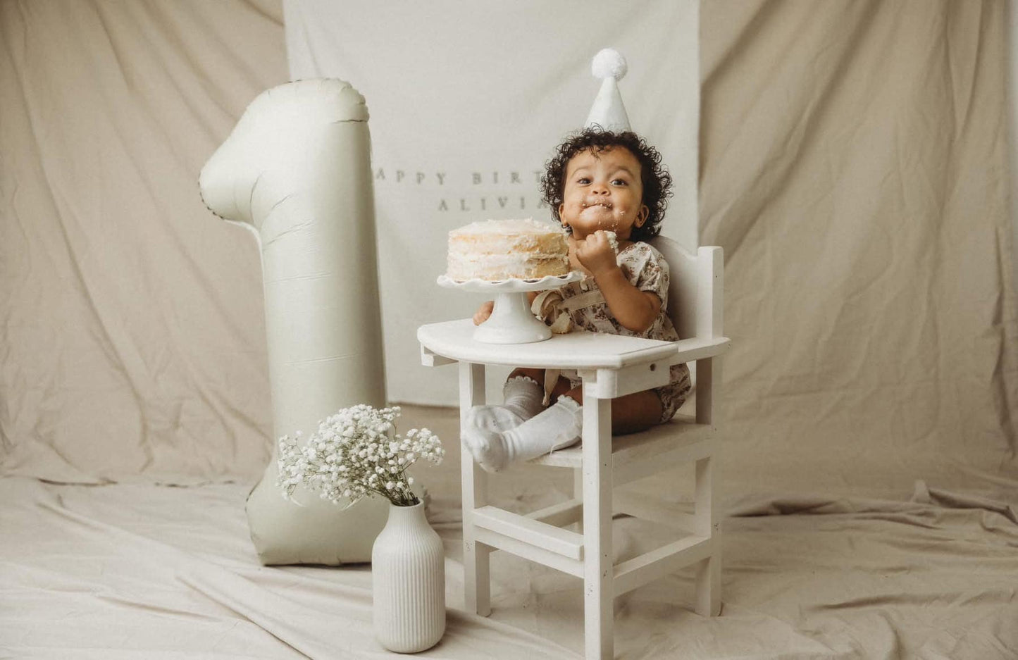 Mini Wooden High Chair