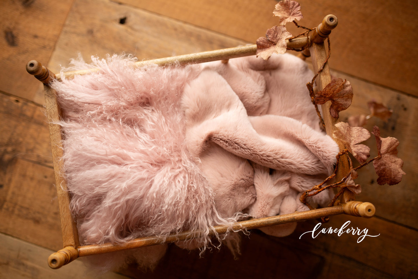 ICY PINK Sheepskin & Rabbit Fur