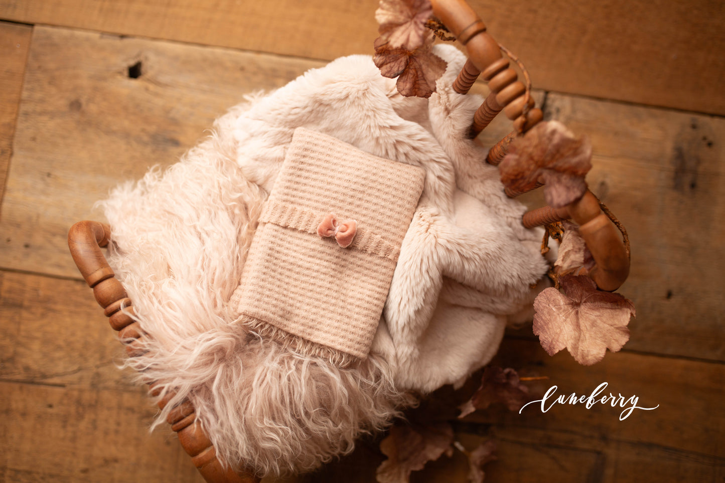 Powder Pink Sheepskin & Rabbit Fur