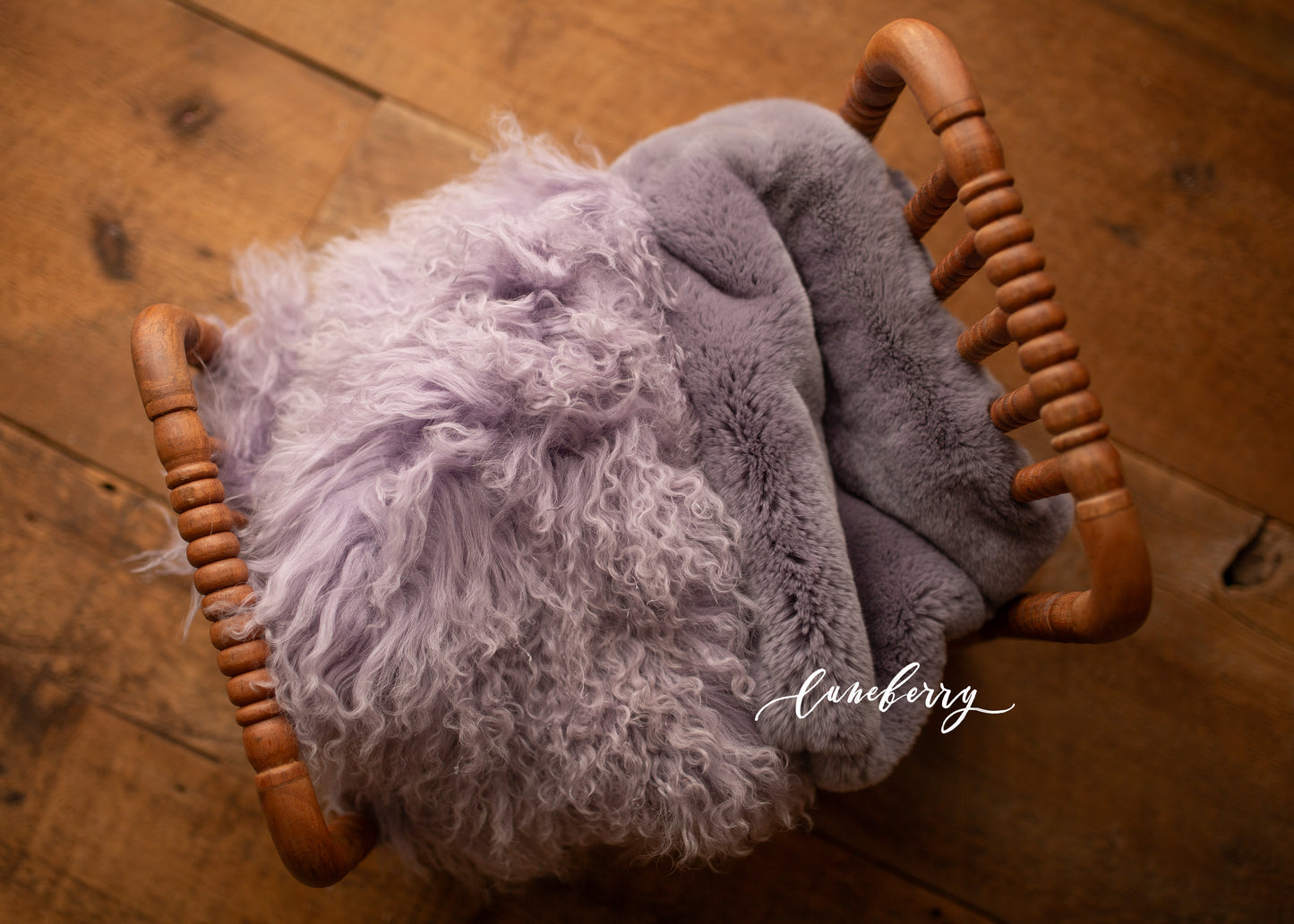 Frosted Sheepskin & Rabbit Fur