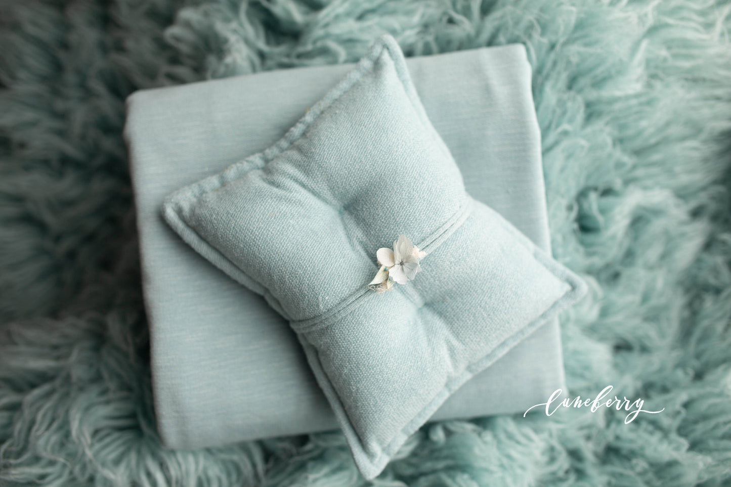 DUTCH BLUE flokati matching set