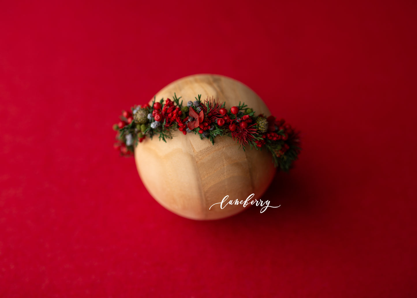 HOLLY JOLLY Floral Crown