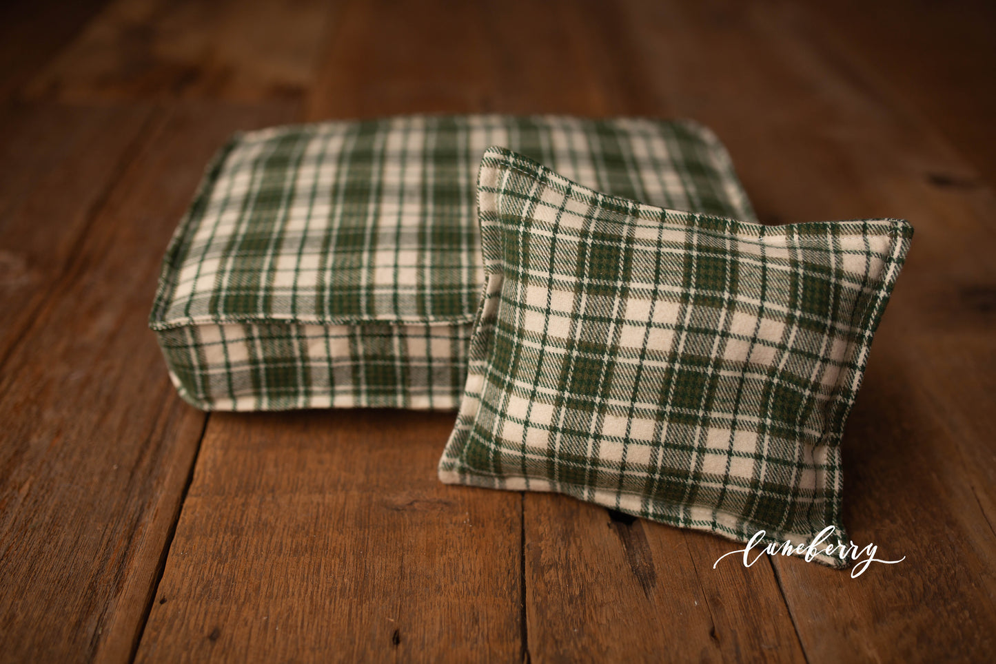 Mattress Cover - Green Plaid