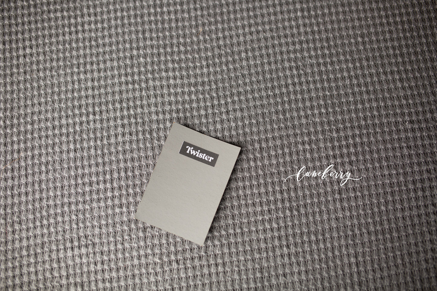 PERFECT LIGHT GREY Waffle Fabric