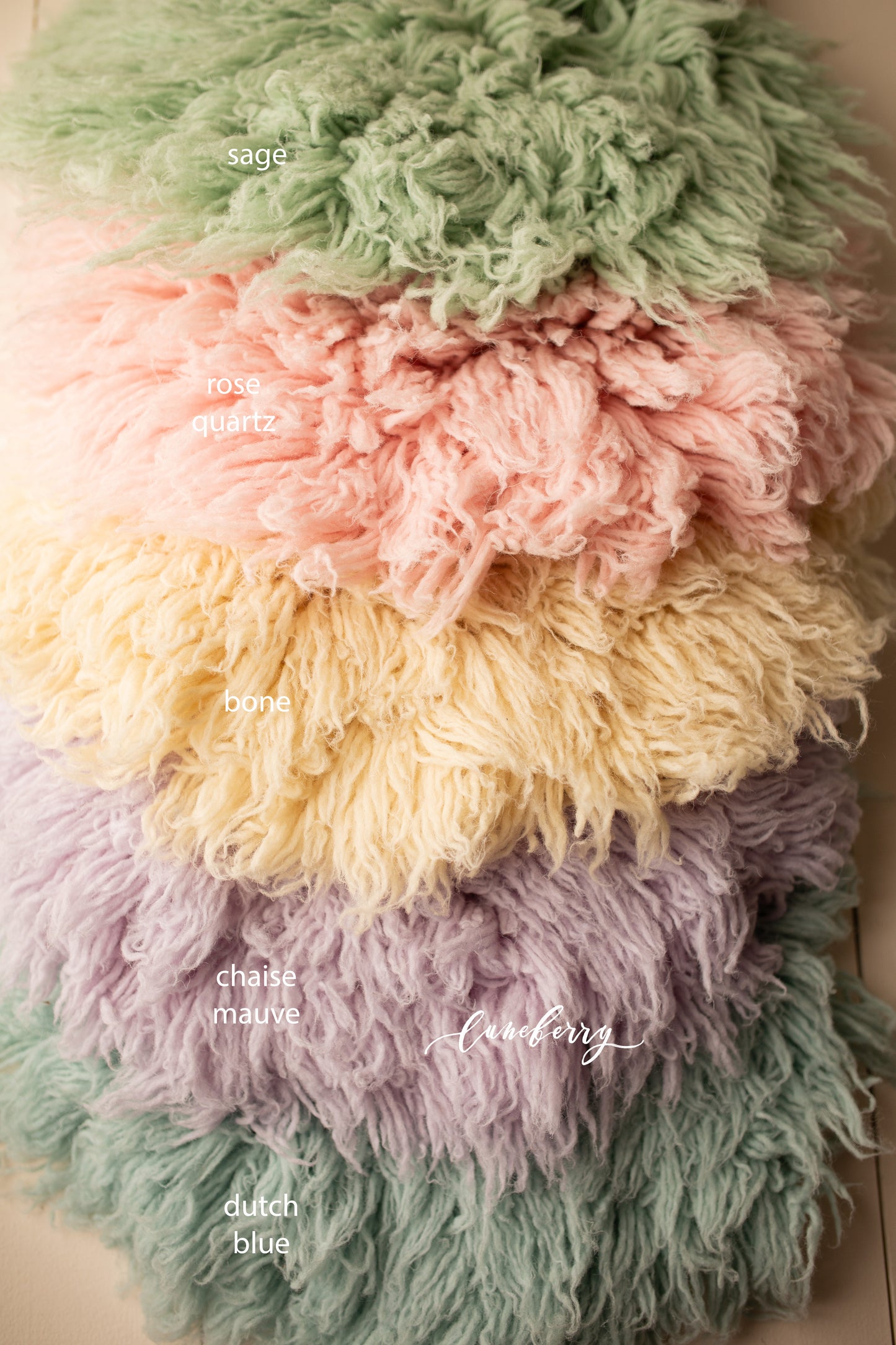 PASTEL TONES - Flokati Bundle!