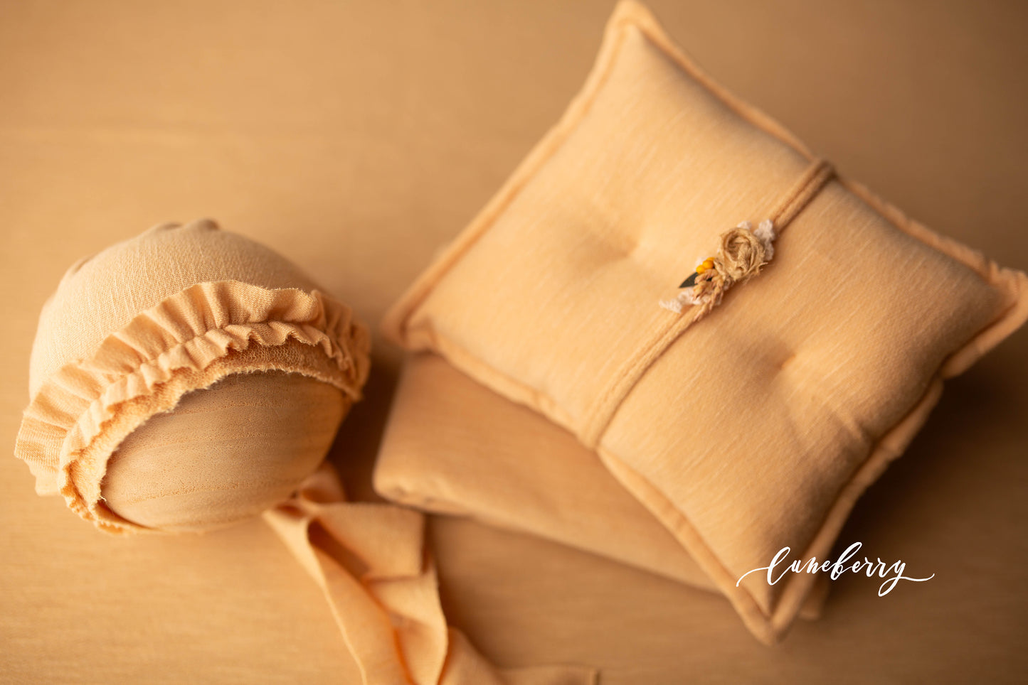 Butter Squash Set - Coordinates with Pastel Yellow & Bone Flokati