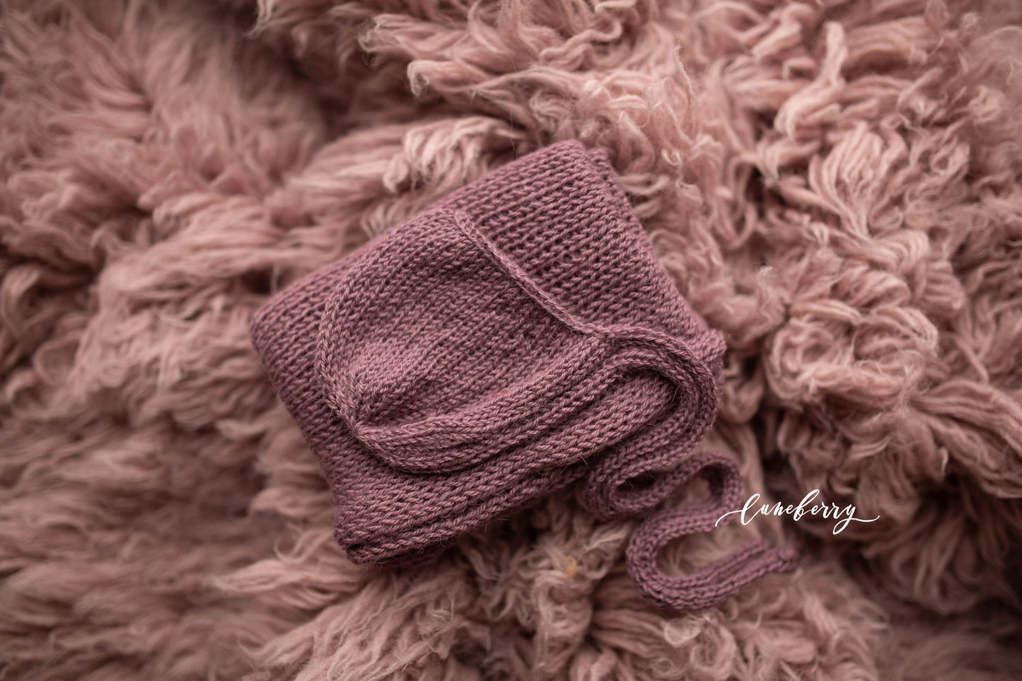 Dusty Purple Flokati + Knits