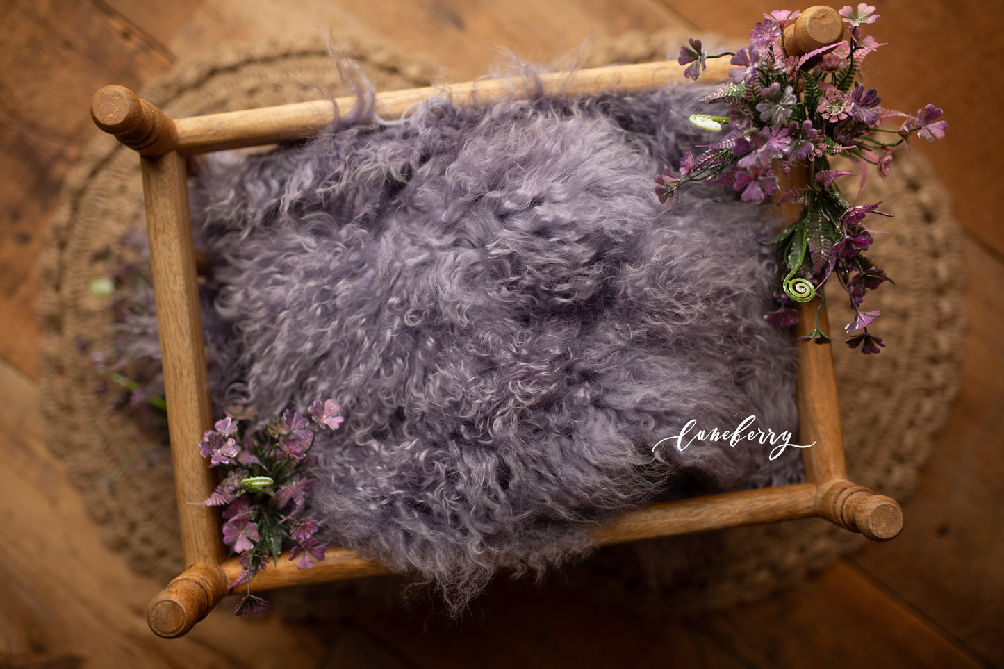 ORCHID Sheepskin & Rabbit Fur
