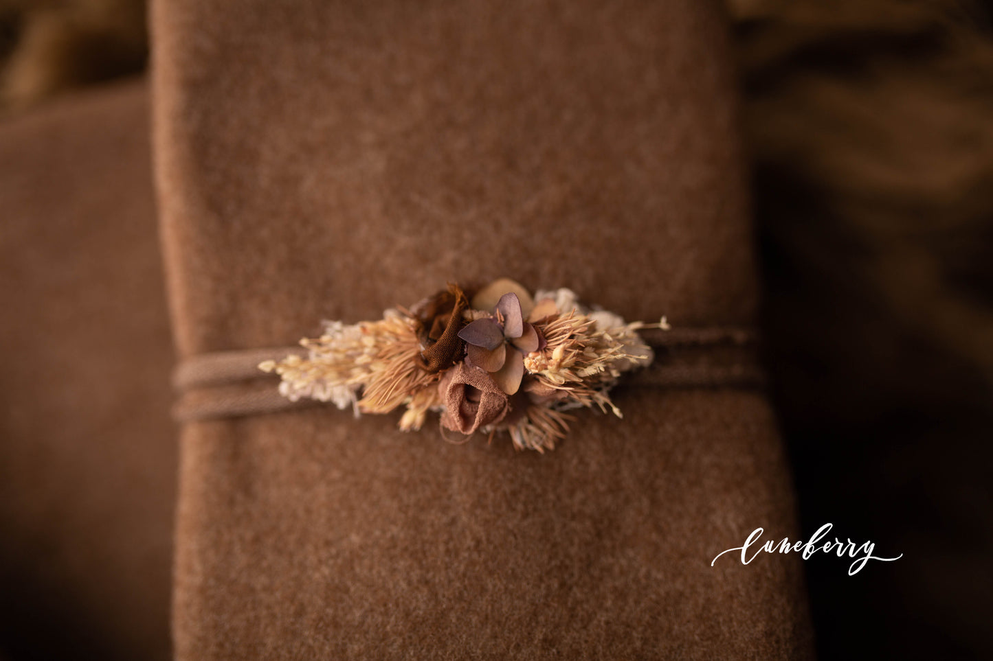 CHOCOLATE flokati matching set - "Fuzzy Chocolate"