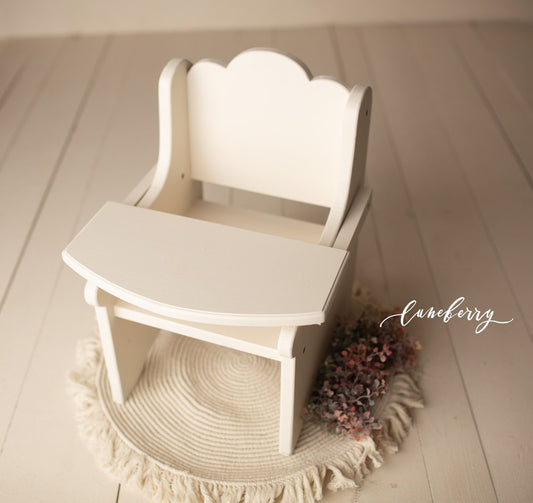 The Eloise - Tiny Little Wooden High Chair PRE-ORDER