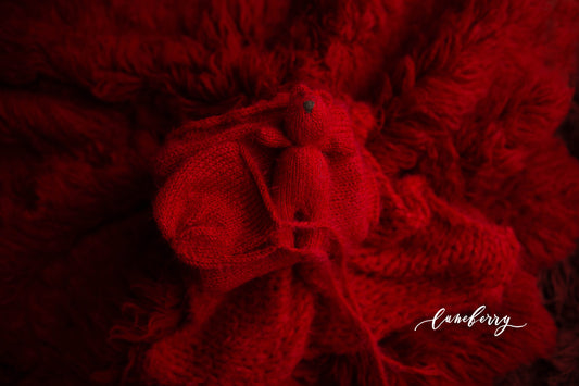 RUBY RED Deluxe Knit Set