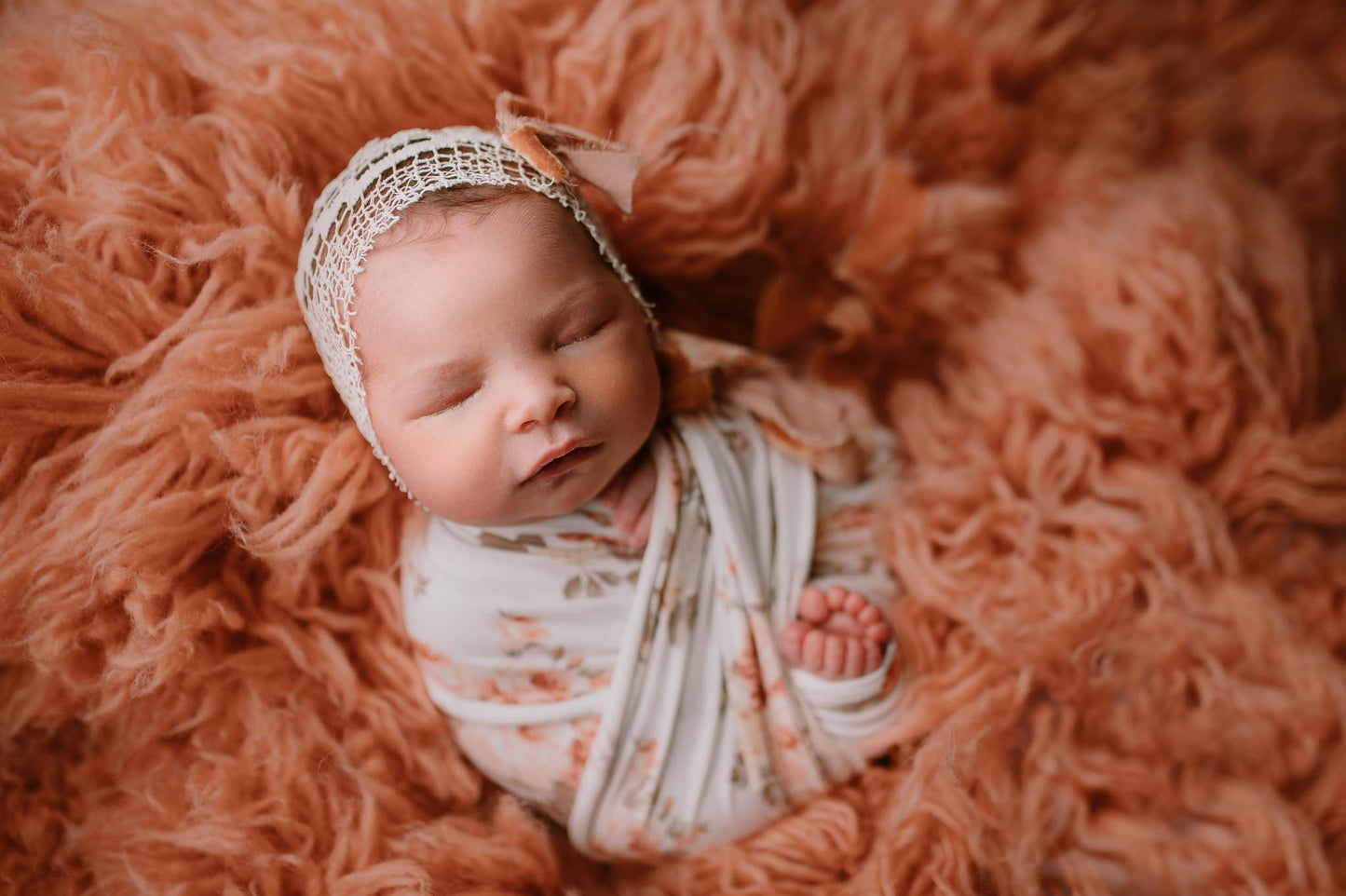 APRICOT Premium Wool Flokati