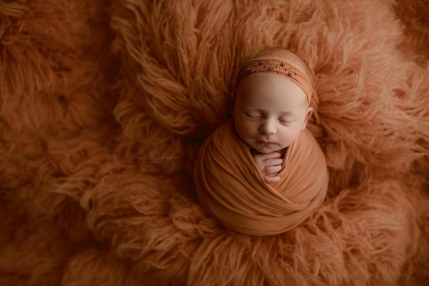 APRICOT Premium Wool Flokati
