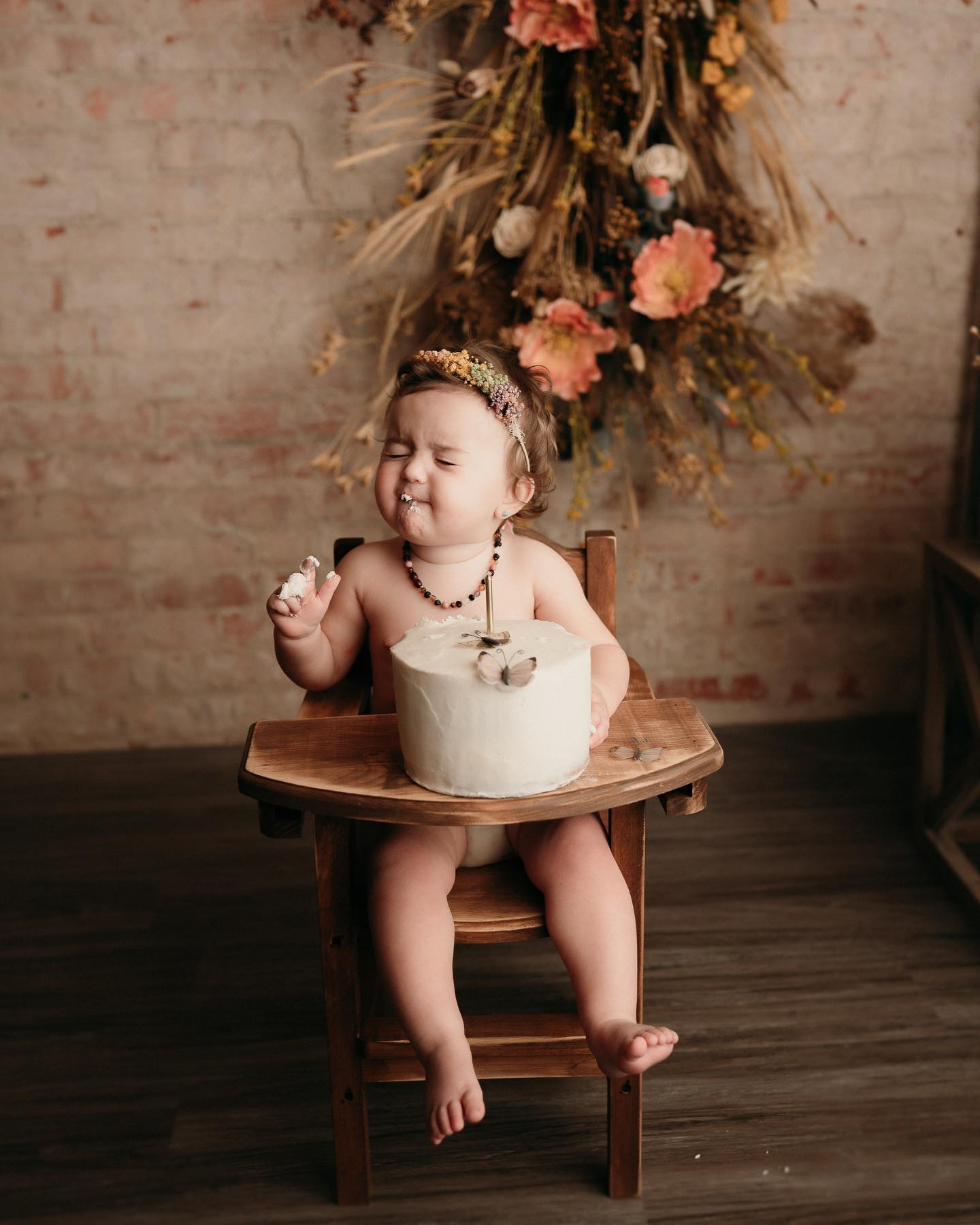 Mini Wooden High Chair