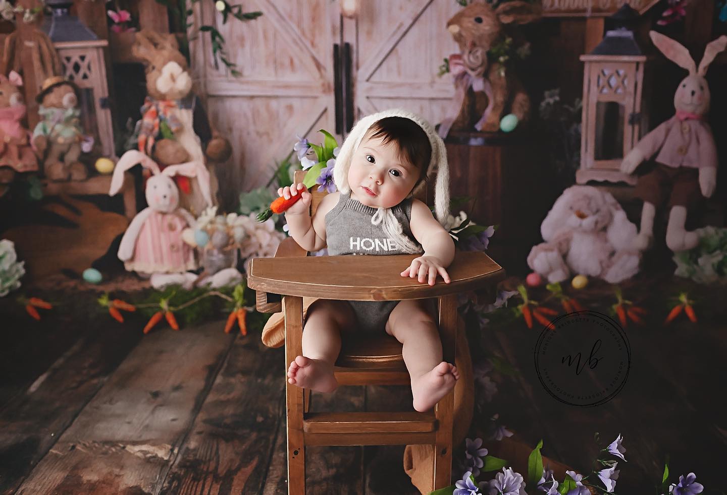 Mini Wooden High Chair
