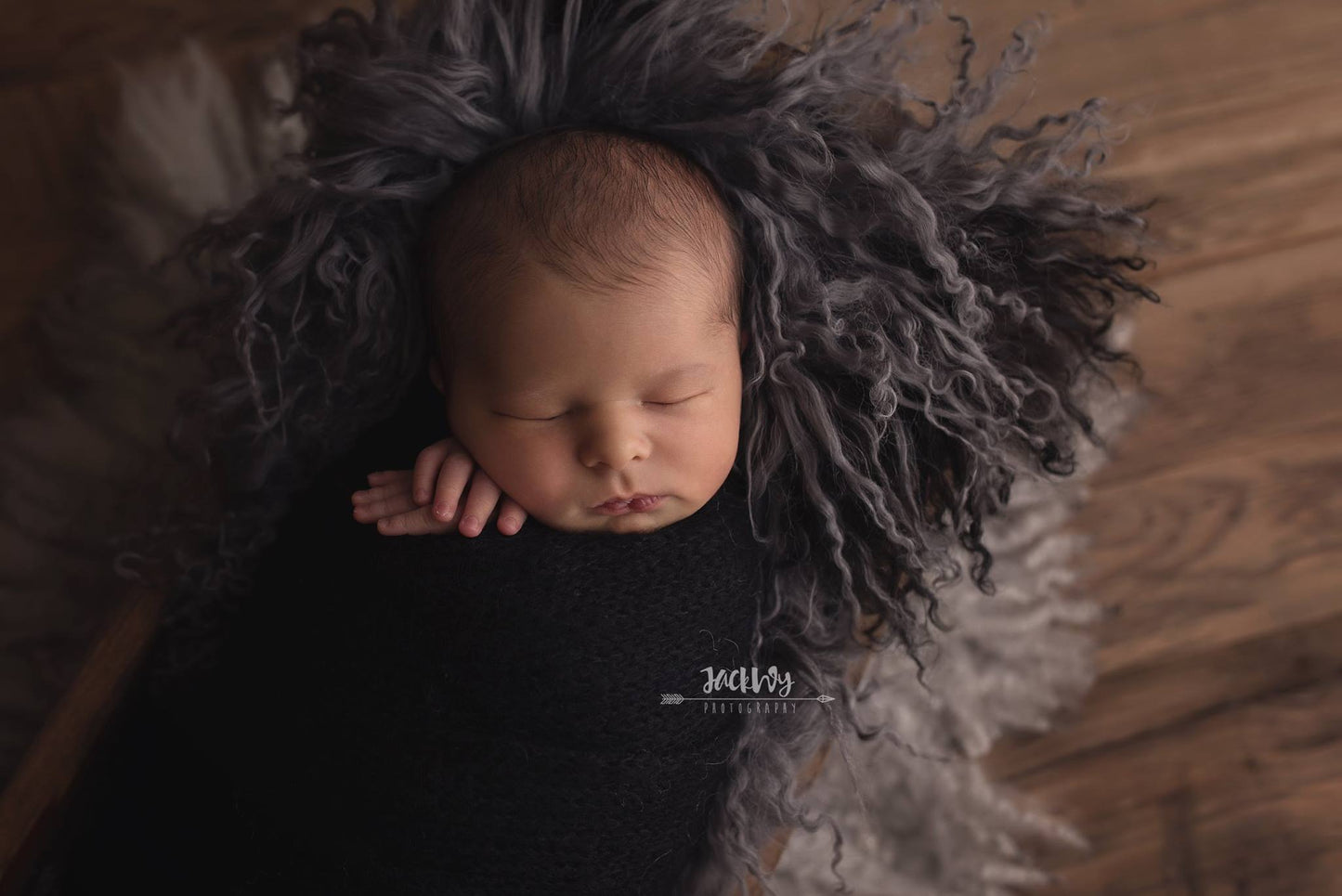 Grey Sheepskin & Rabbit Fur