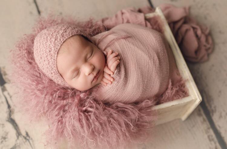 PINK MOSCATO Sheepskin & Rabbit Fur