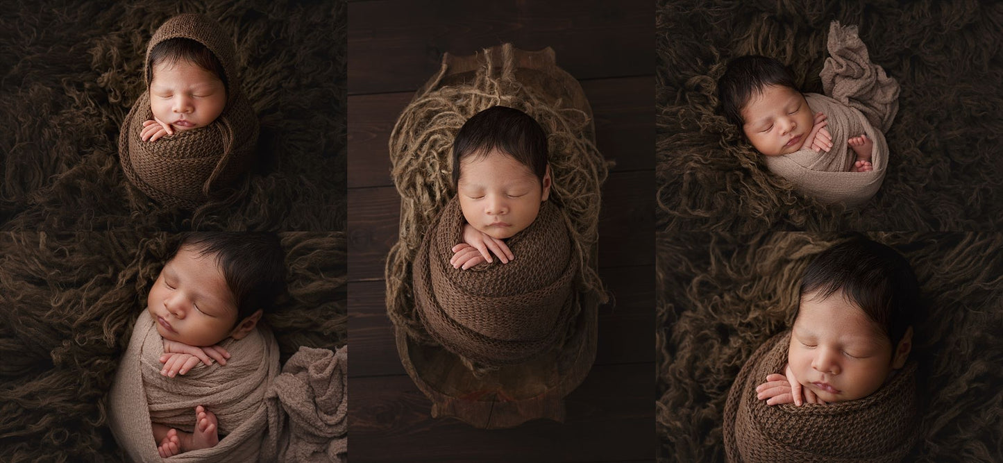 CHOCOLATE Premium Wool Flokati