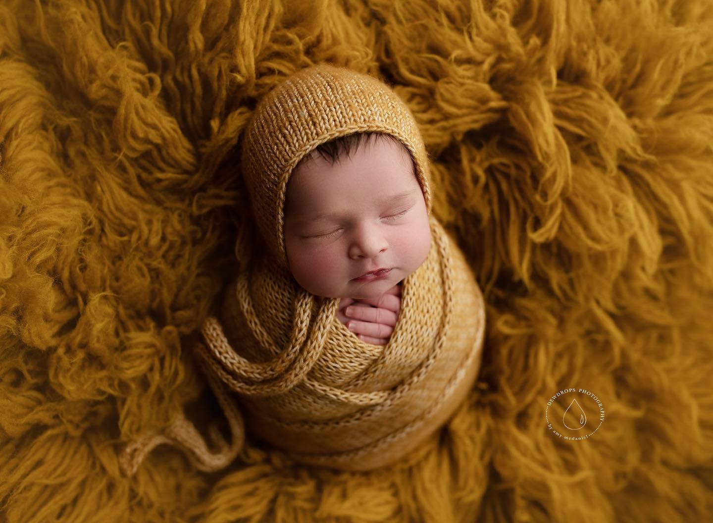 MUSTARD Premium Wool Flokati