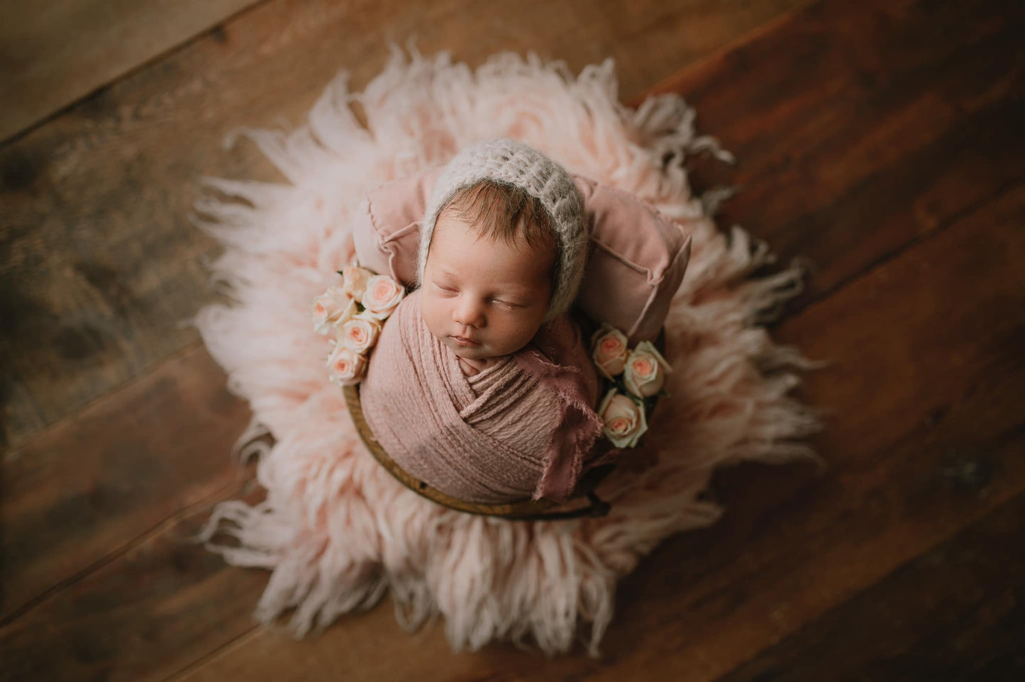 LIGHT BLUSH Premium Wool Flokati