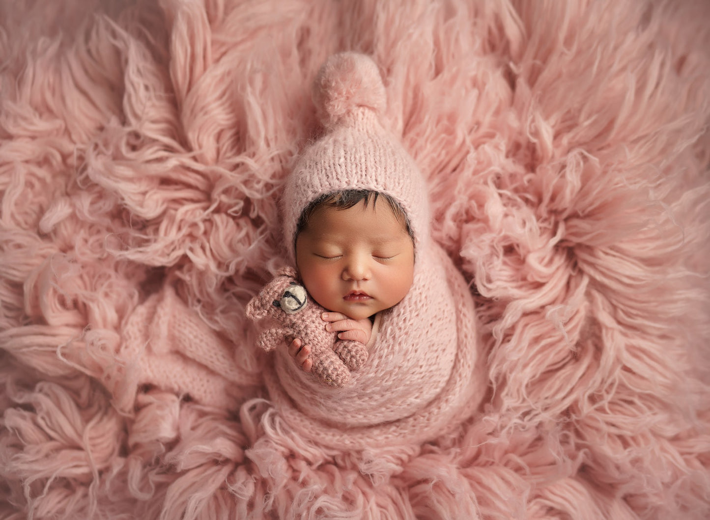 BLUSH Premium Wool Flokati