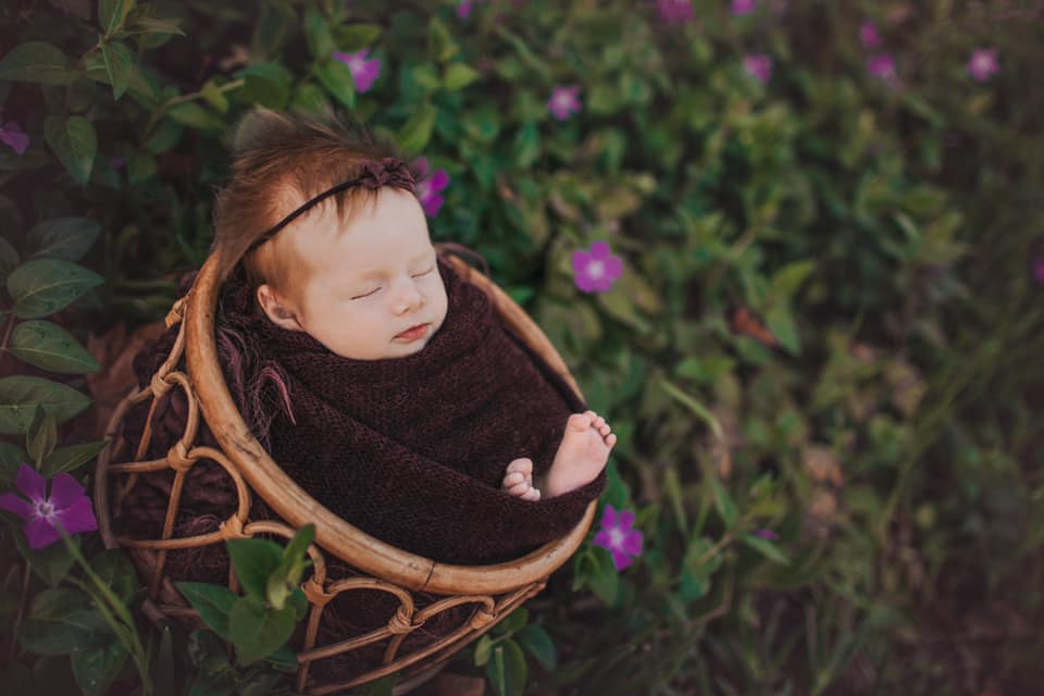 The Johna -Bamboo Round Basket