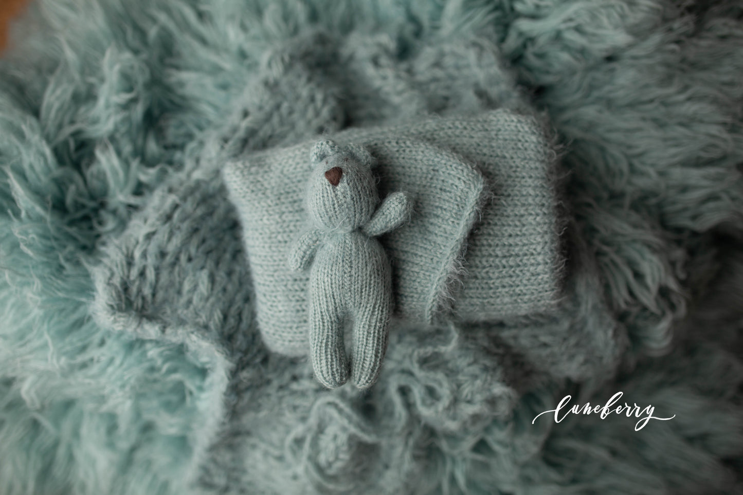 DUTCH BLUE flokati + Deluxe knit set