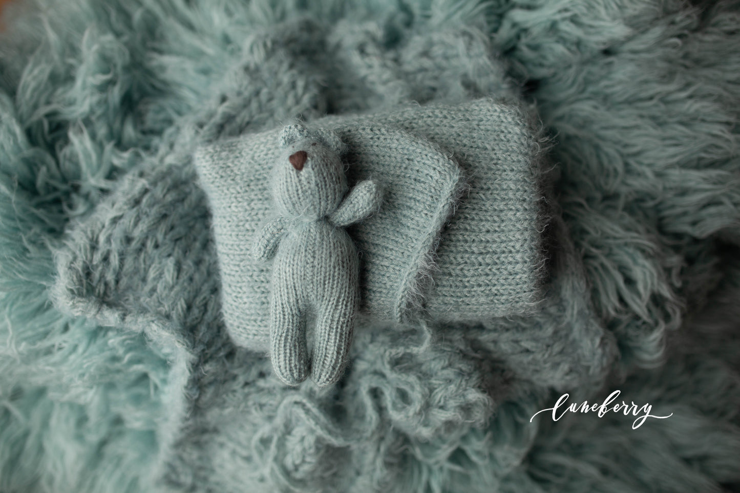 DUTCH BLUE flokati + Deluxe knit set