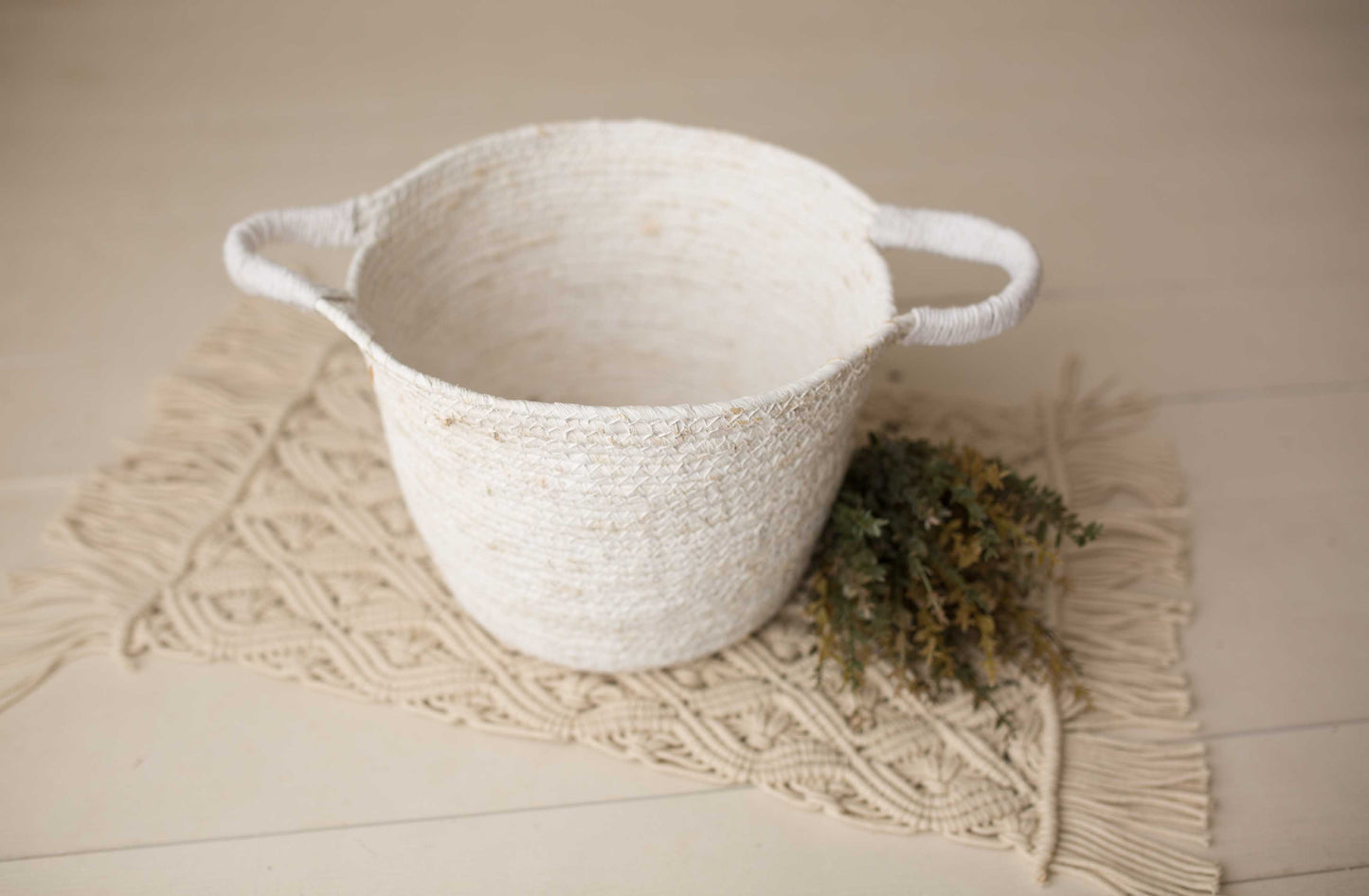 The Itty Bitty Basket - Cream