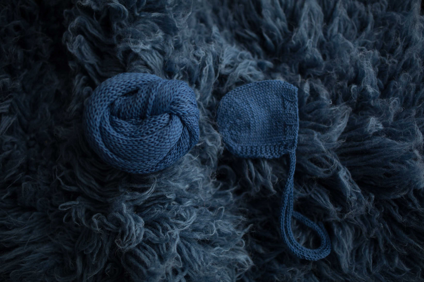 Blue Jeans Knit Set (Matches Blue Jeans flokati)