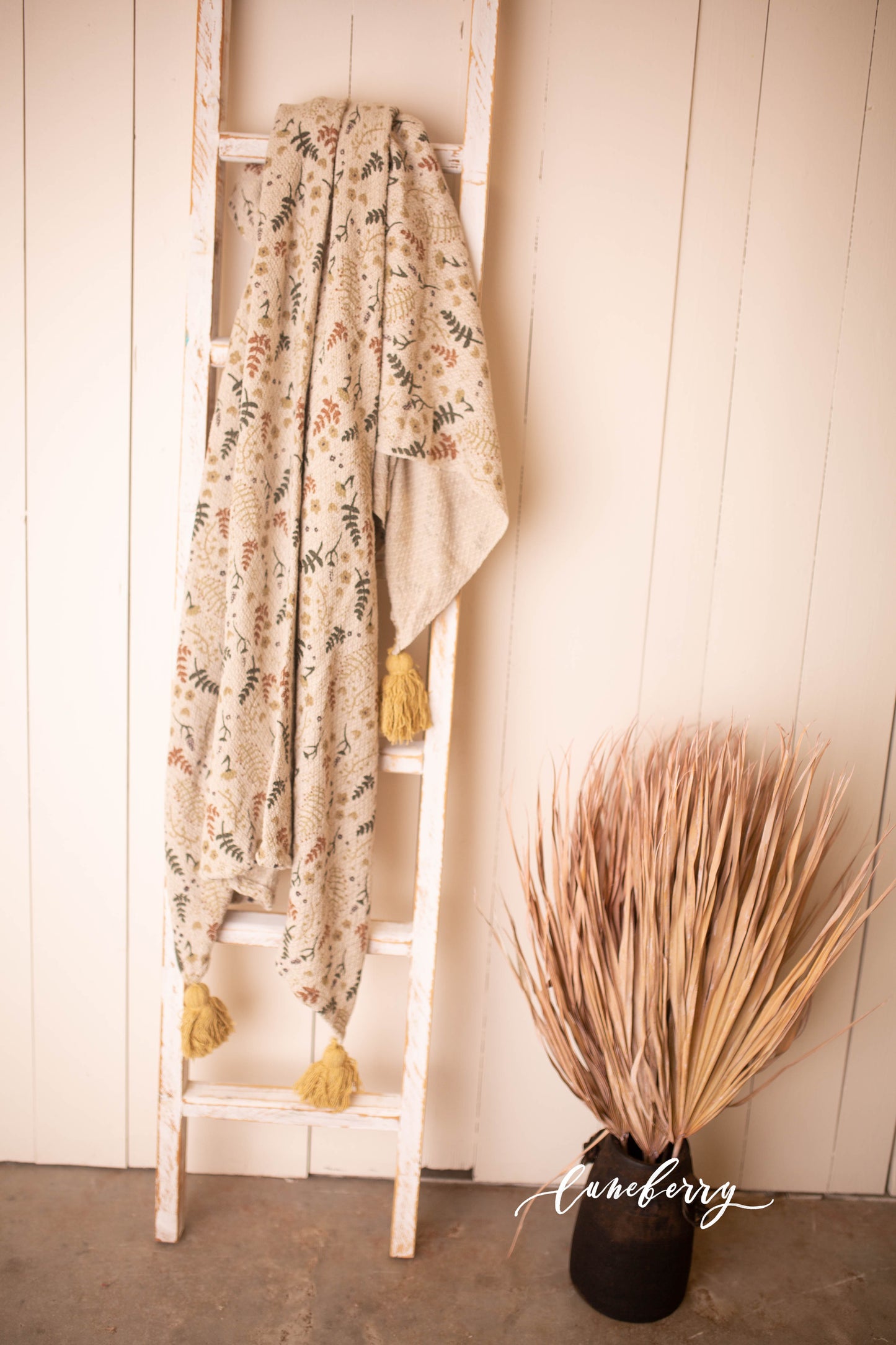 Almafi - Floral Cotton Throw