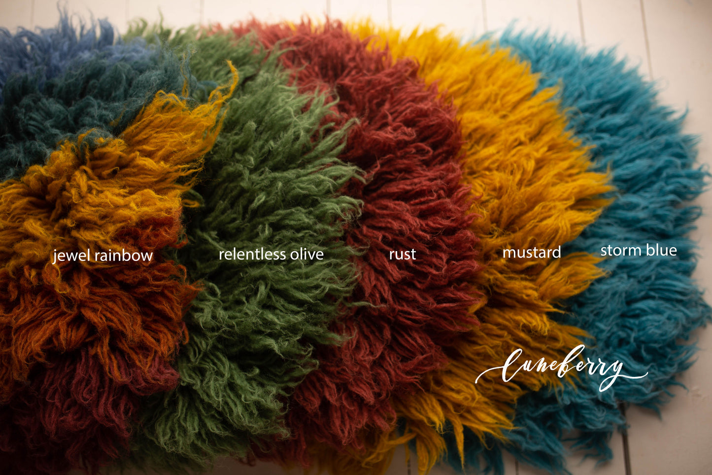 JEWEL TONES - Flokati Bundle!