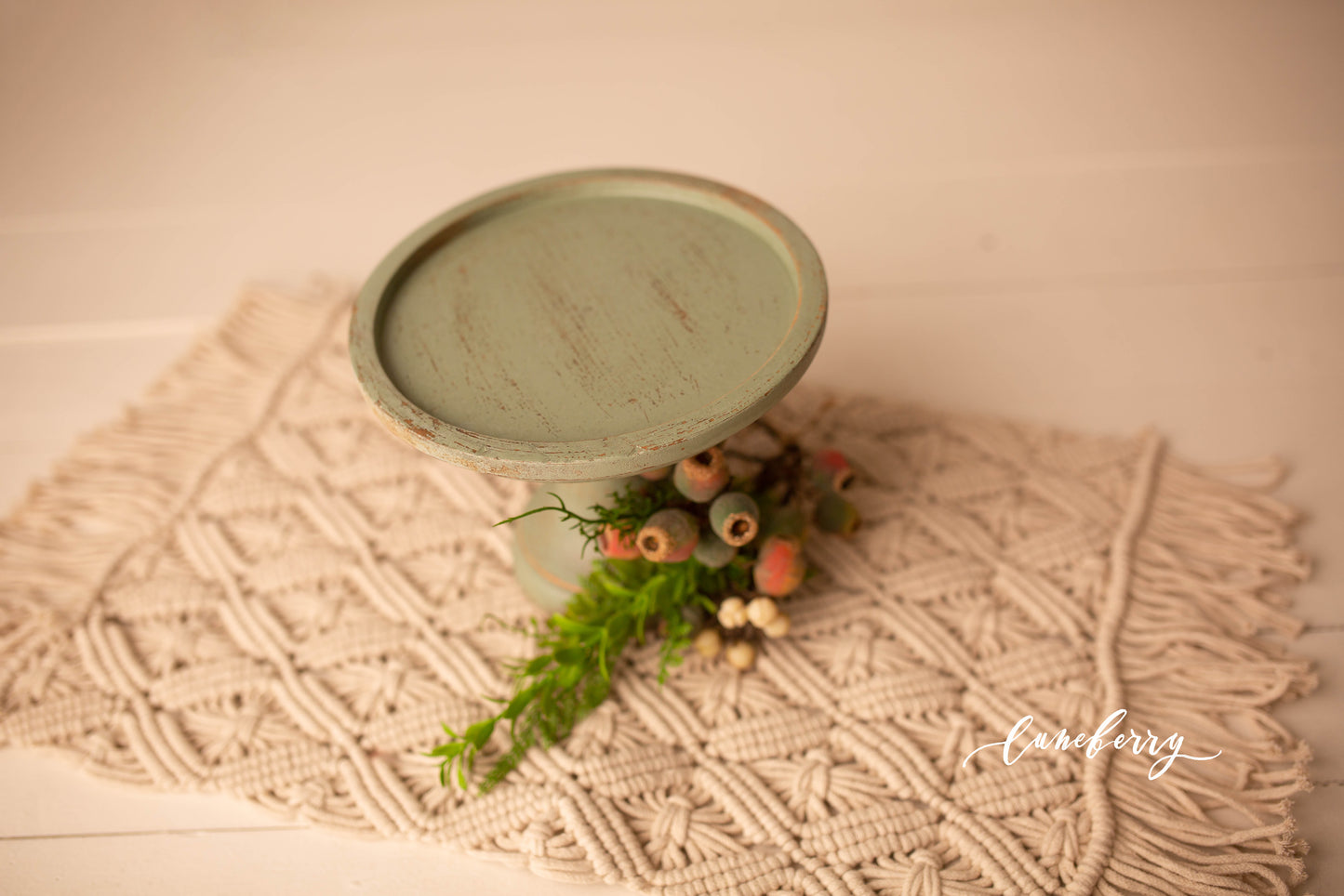 "Celebrate" Wooden Cake Stands - four finishes