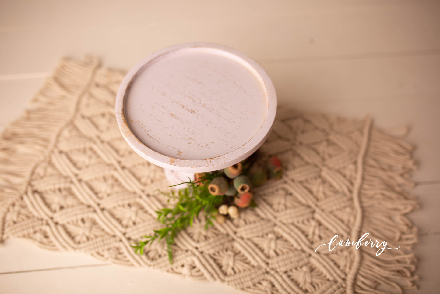 "Celebrate" Wooden Cake Stands - four finishes