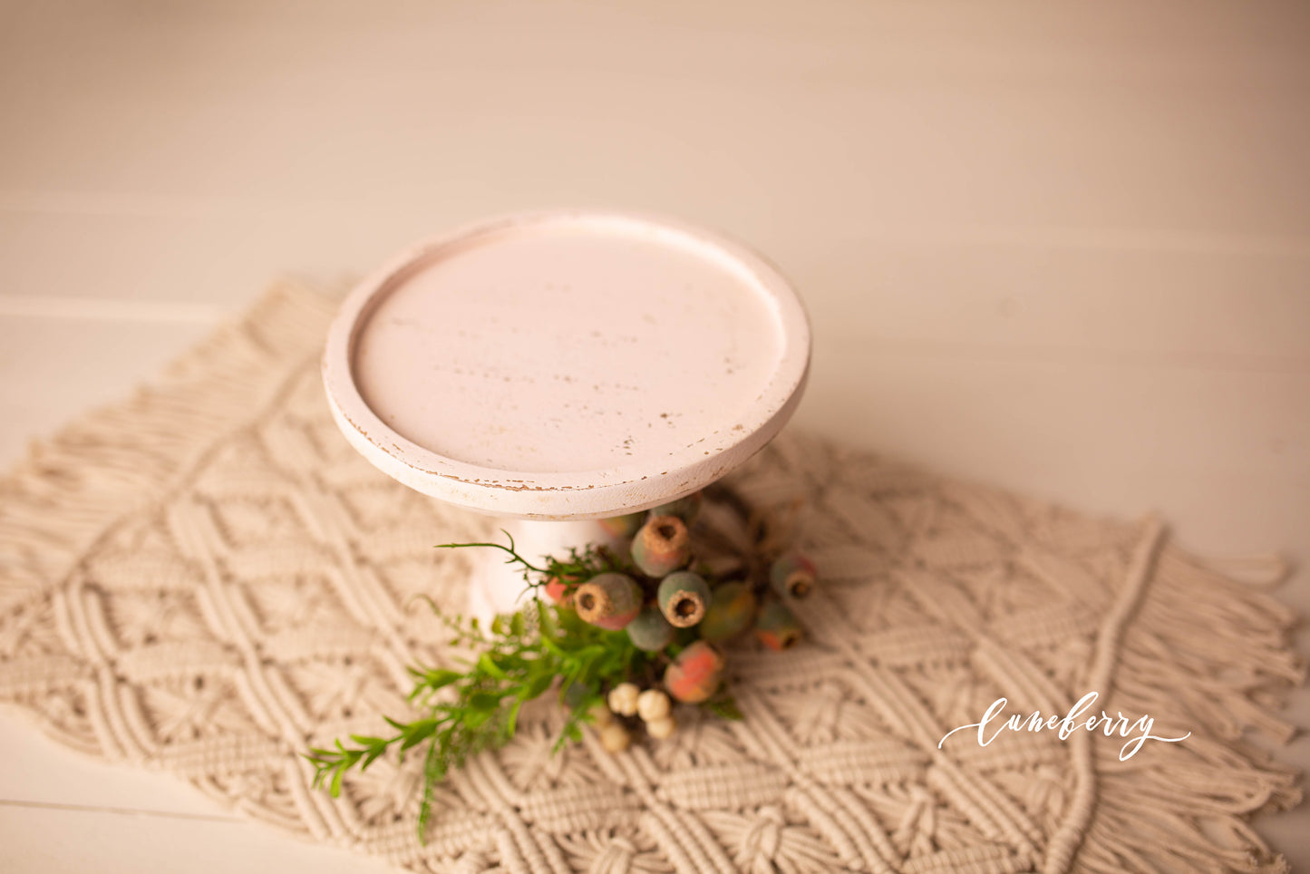 "Celebrate" Wooden Cake Stands - four finishes