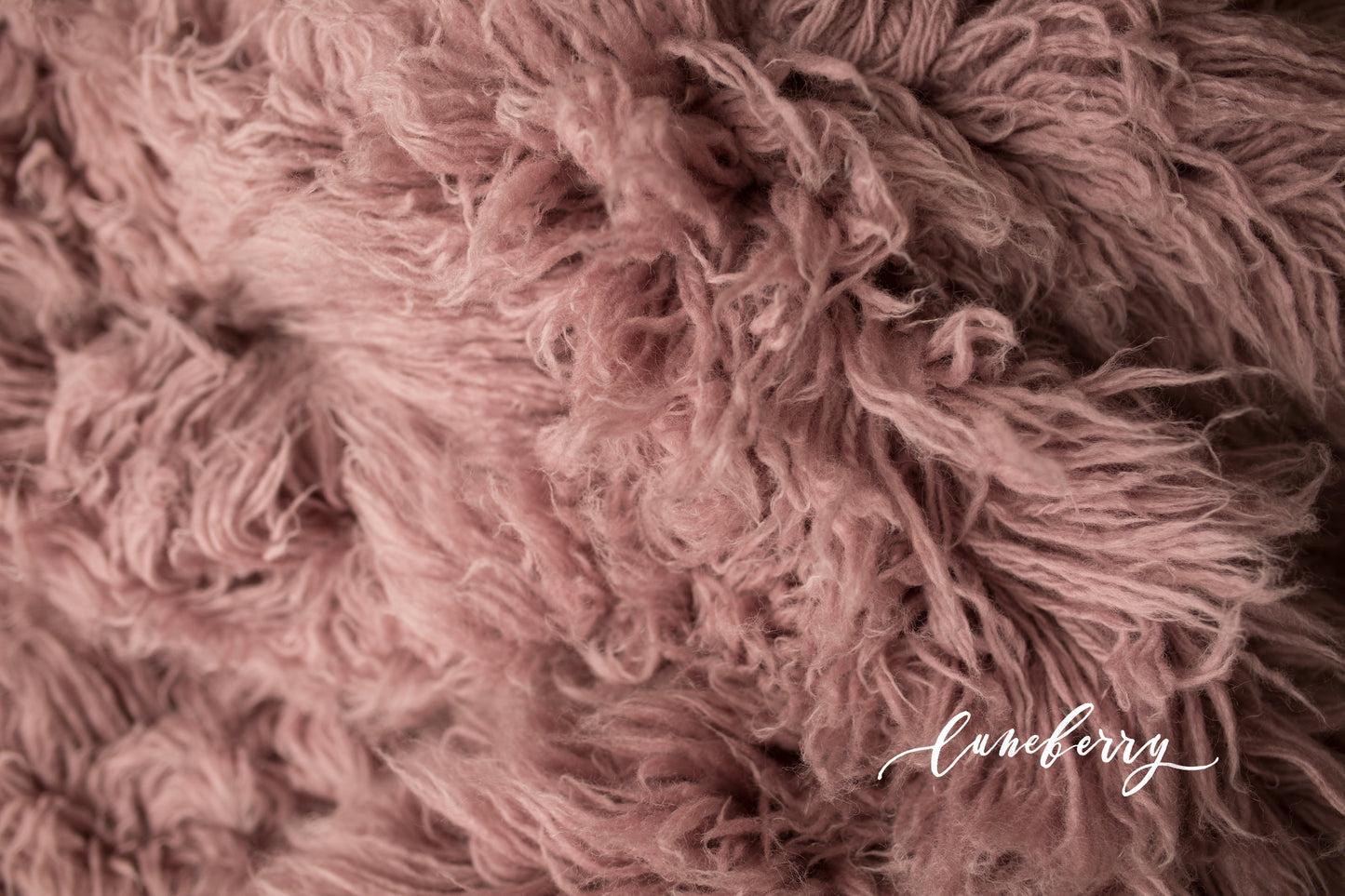DUSTY PURPLE Premium Wool Flokati