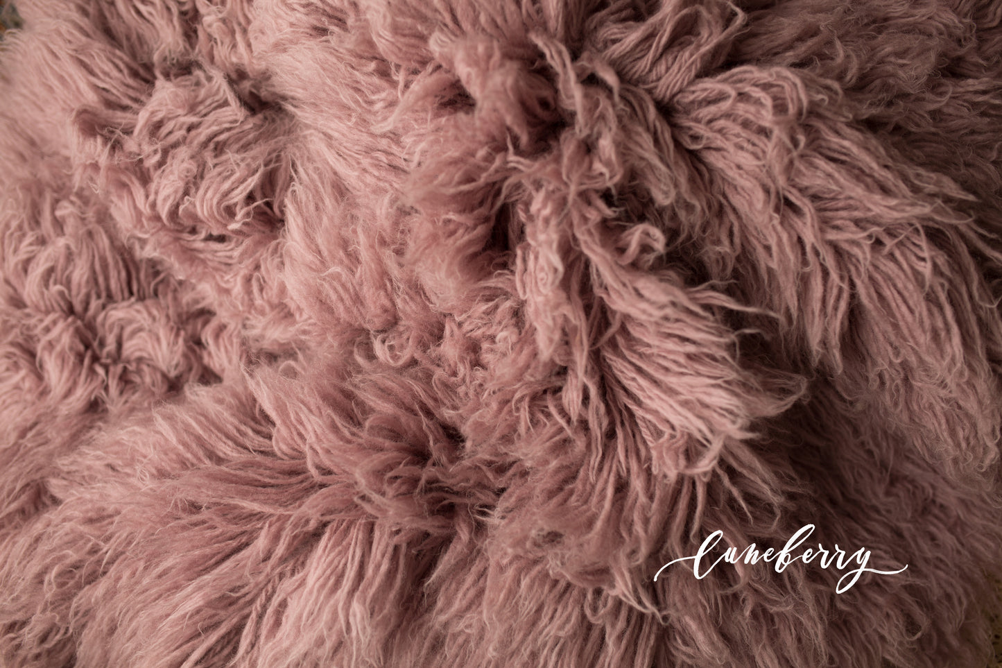 DUSTY PURPLE Premium Wool Flokati