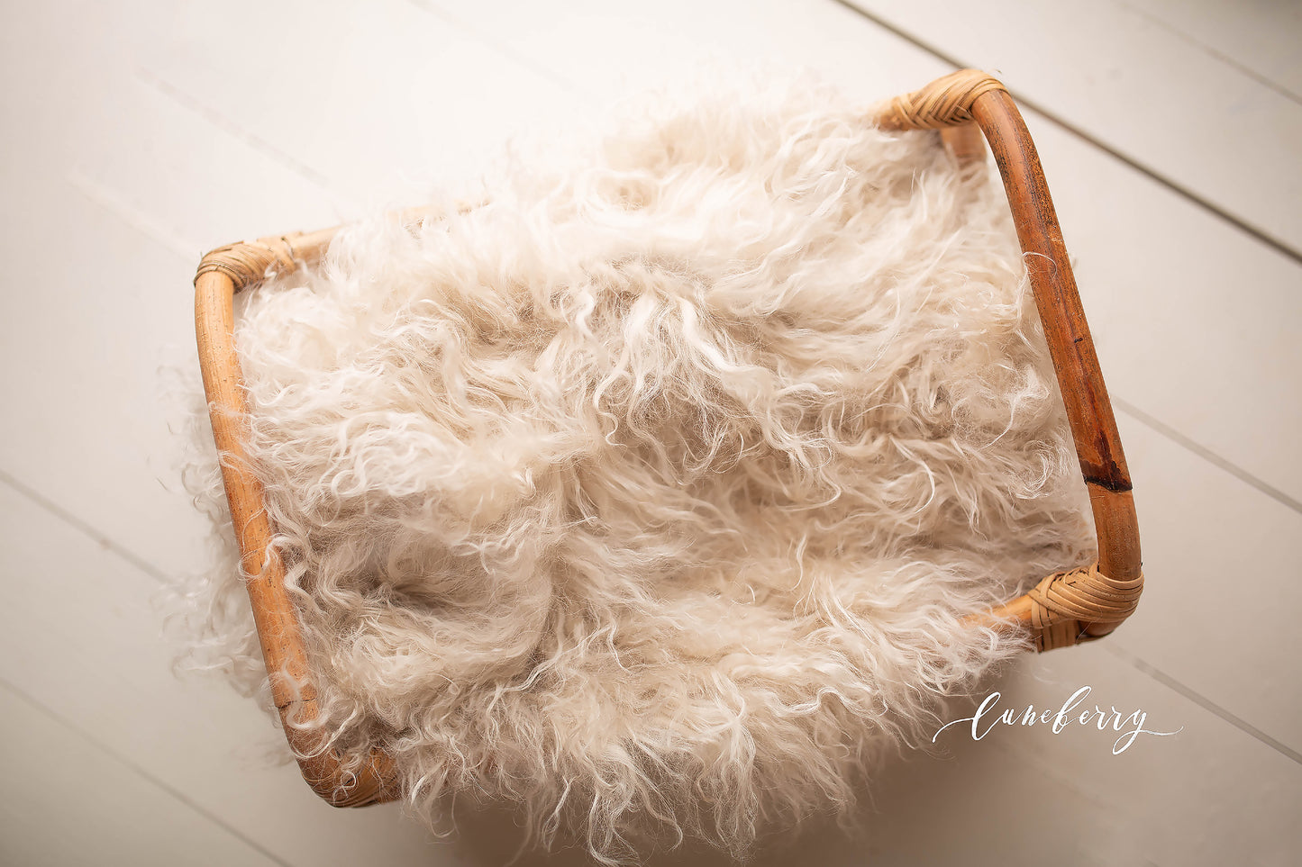 Beige Sheepskin & Rabbit Fur