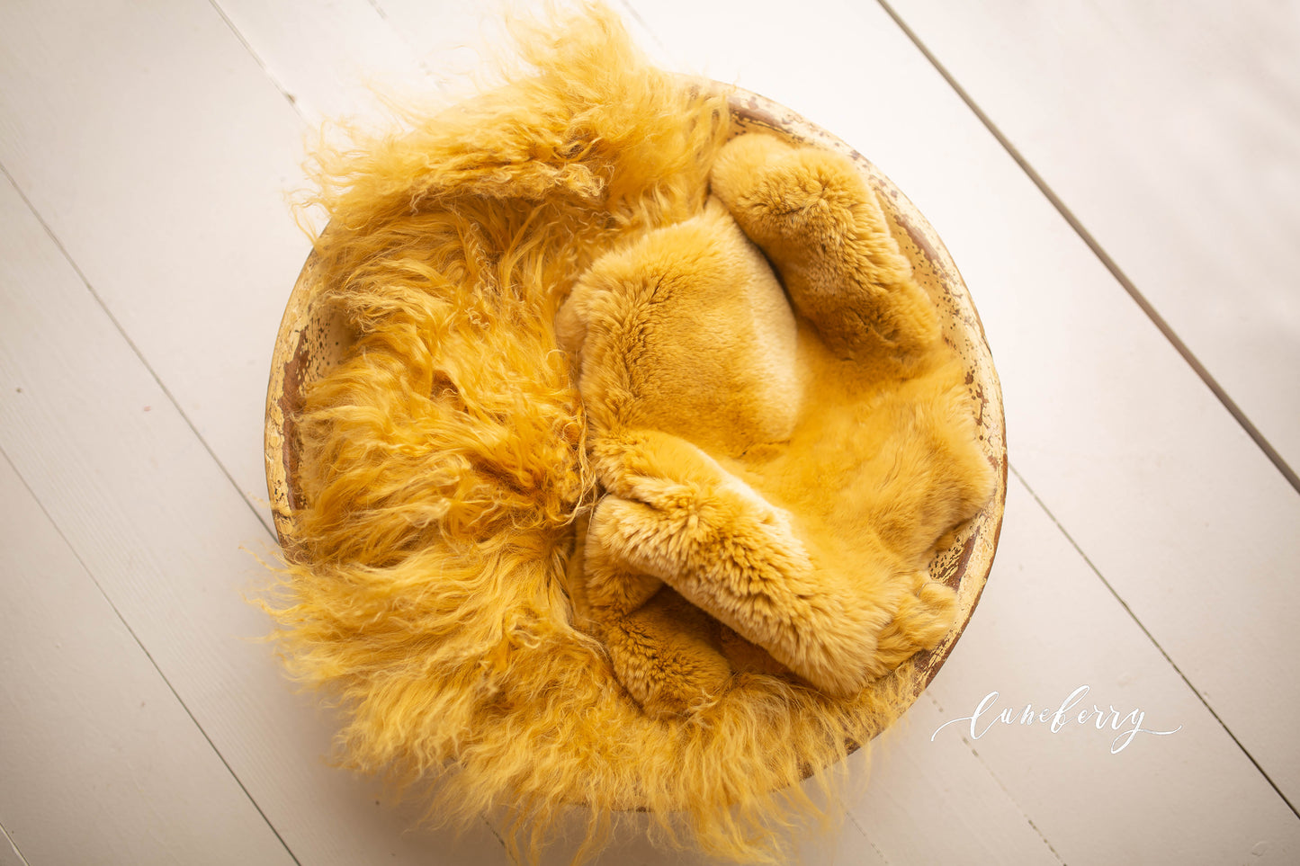 Canary Sheepskin & Rabbit Fur