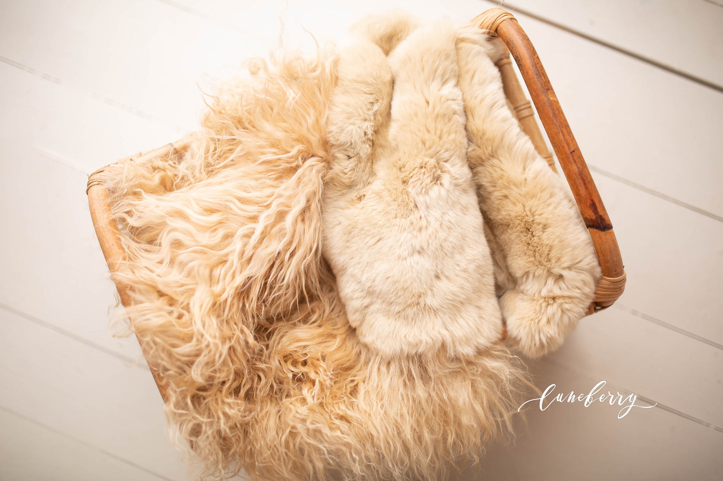 Champagne Sheepskin & Rabbit Fur