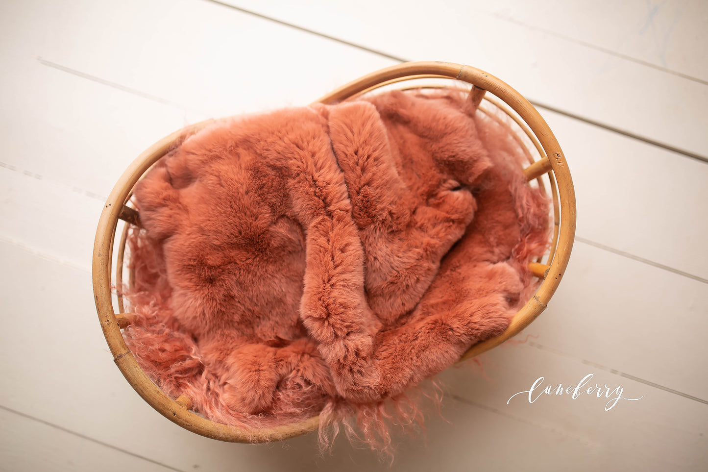 Papaya Rum Punch Sheepskin & Rabbit Fur