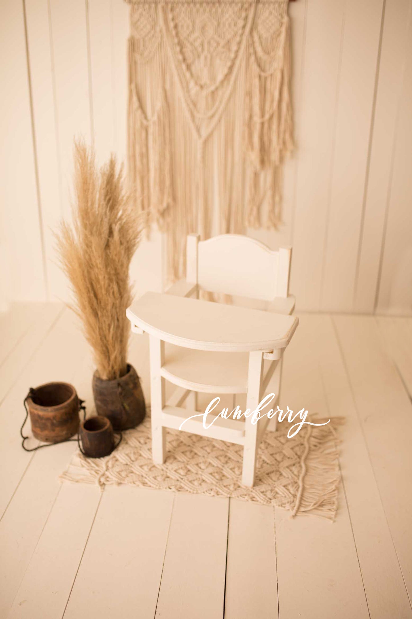 Mini Wooden High Chair
