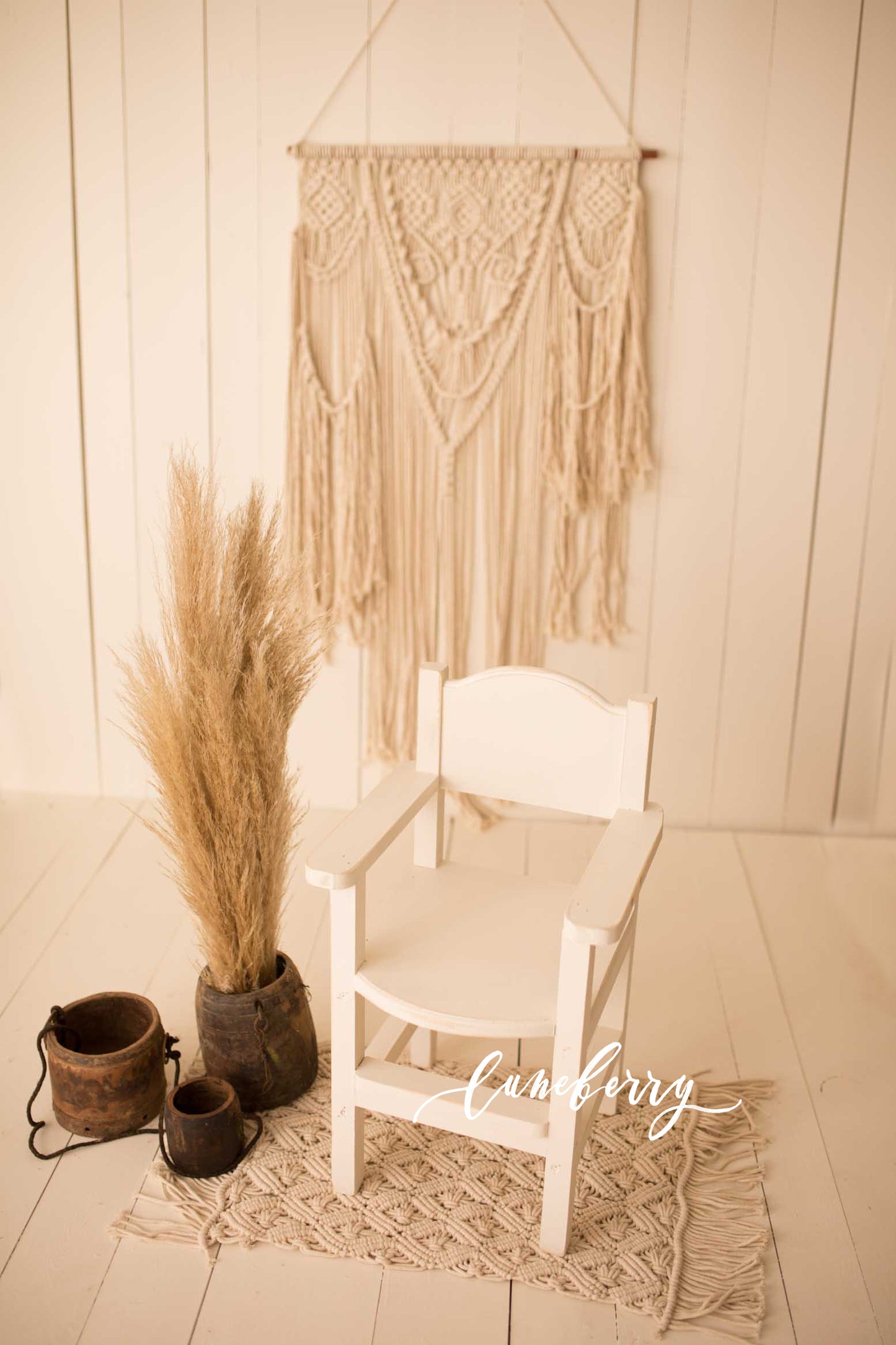 Mini Wooden High Chair