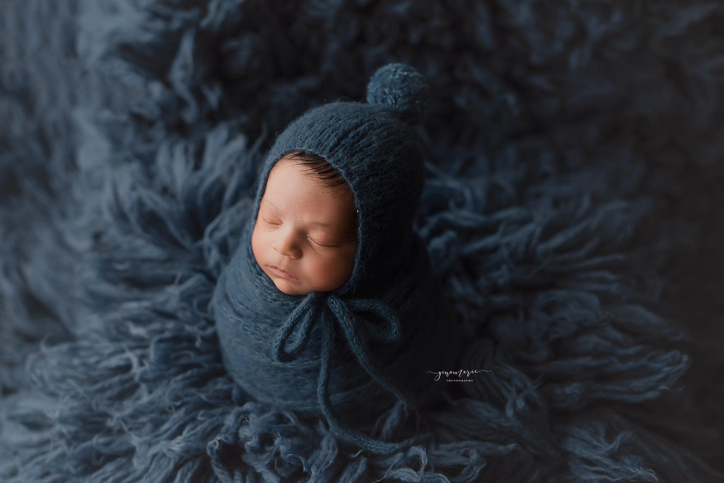 Blue Jeans Alpaca Knit Set (Matches Blue Jeans flokati)