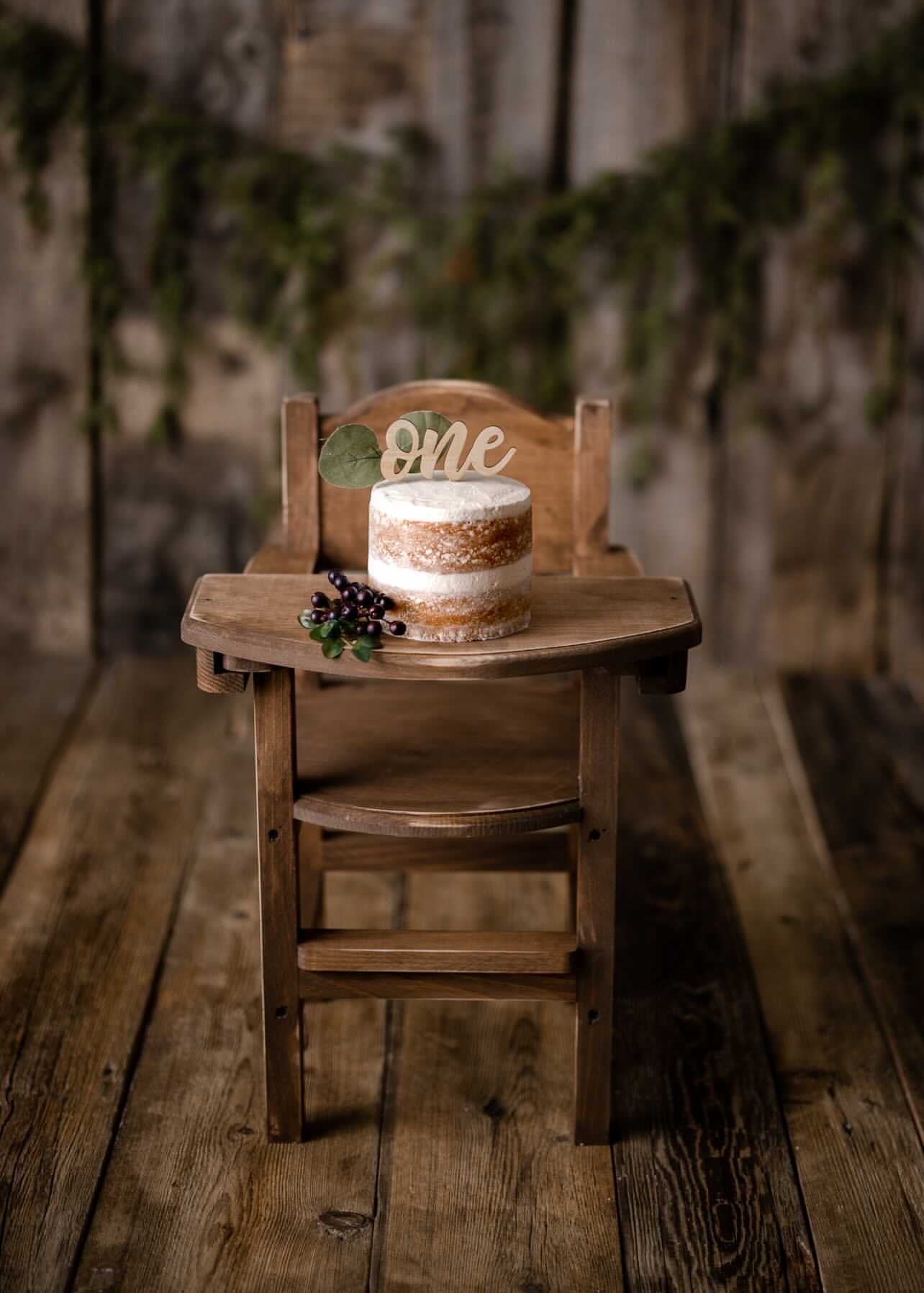 Mini Wooden High Chair