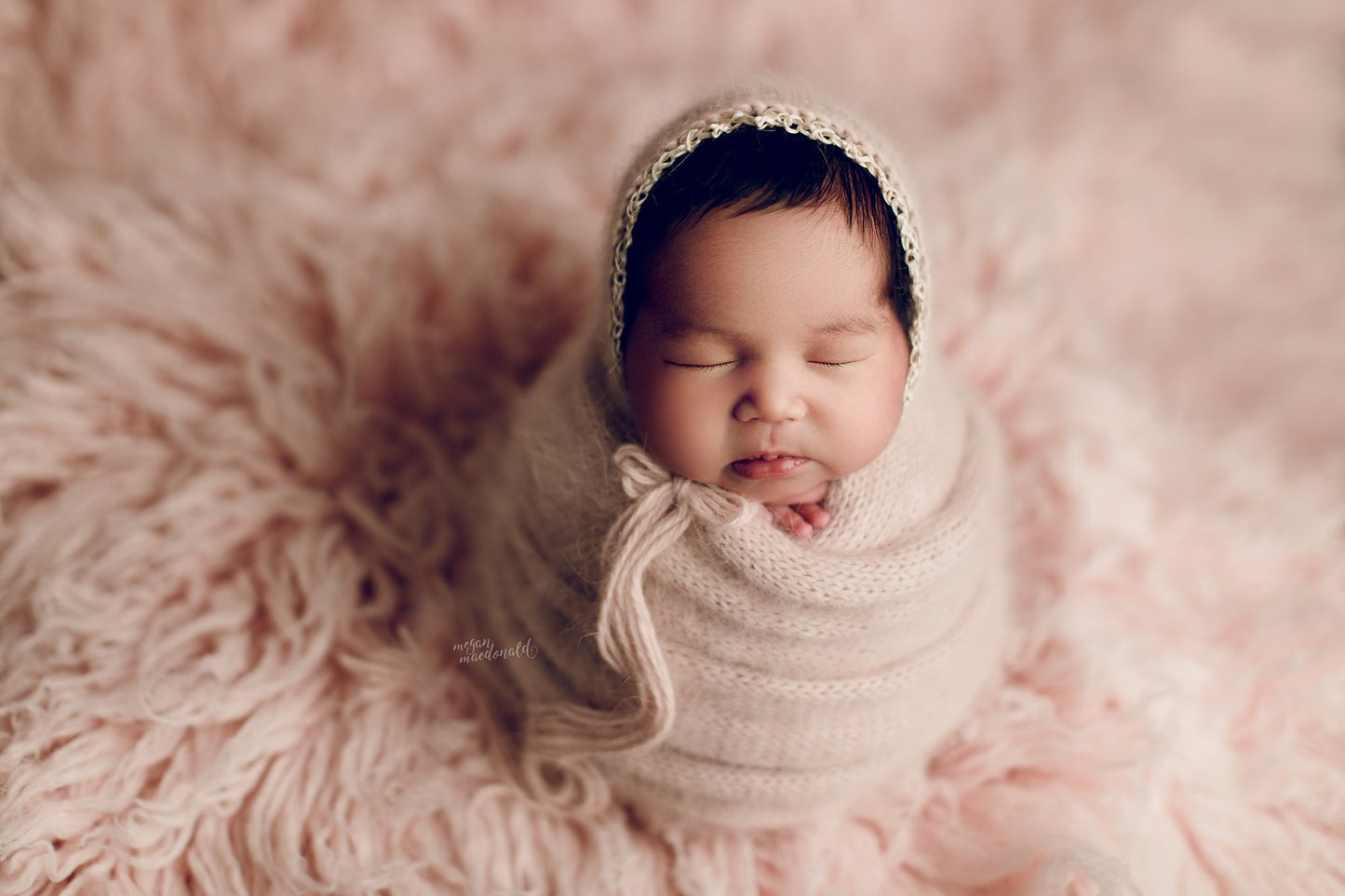 LIGHT BLUSH Premium Wool Flokati