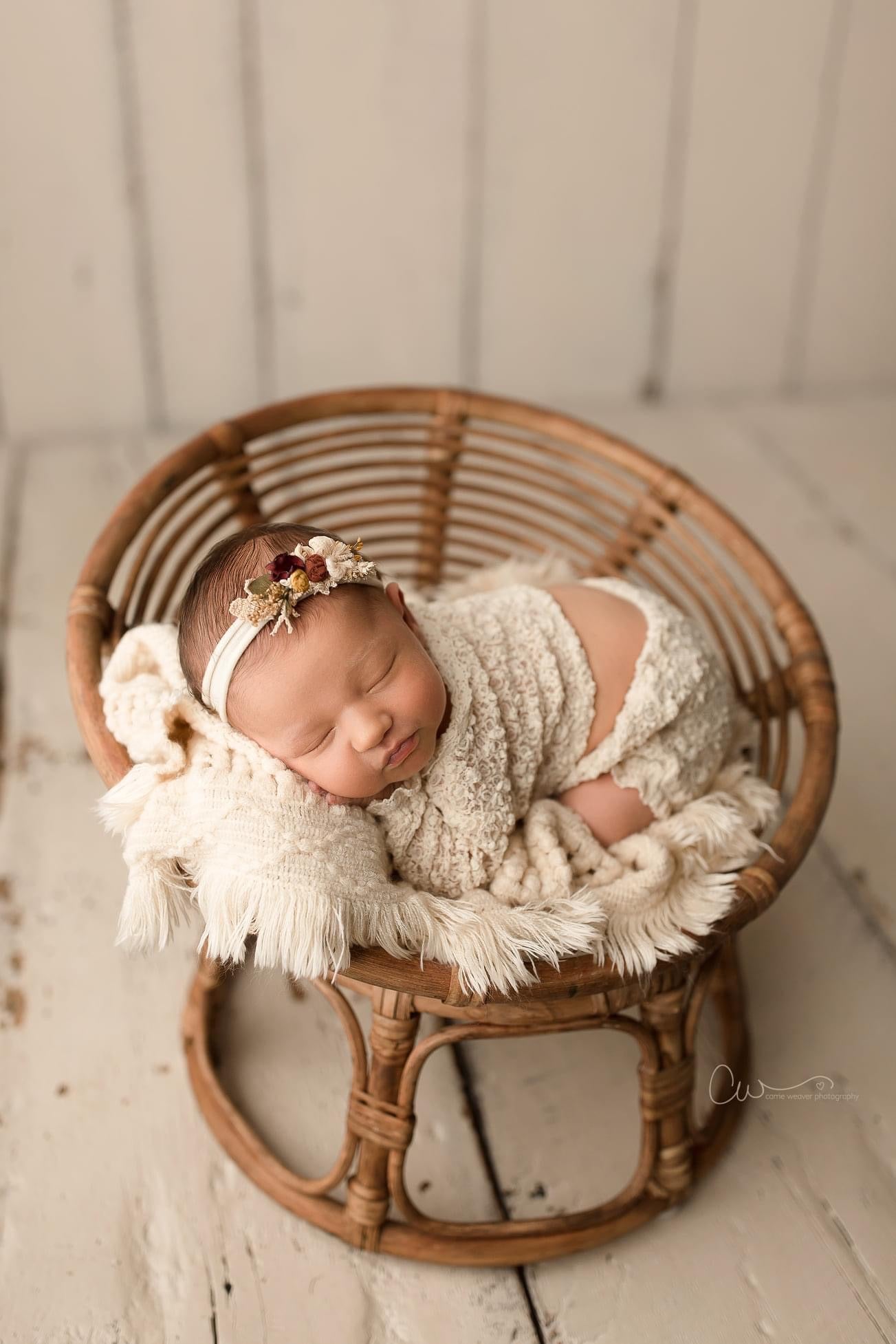 Papasan Bamboo Chair