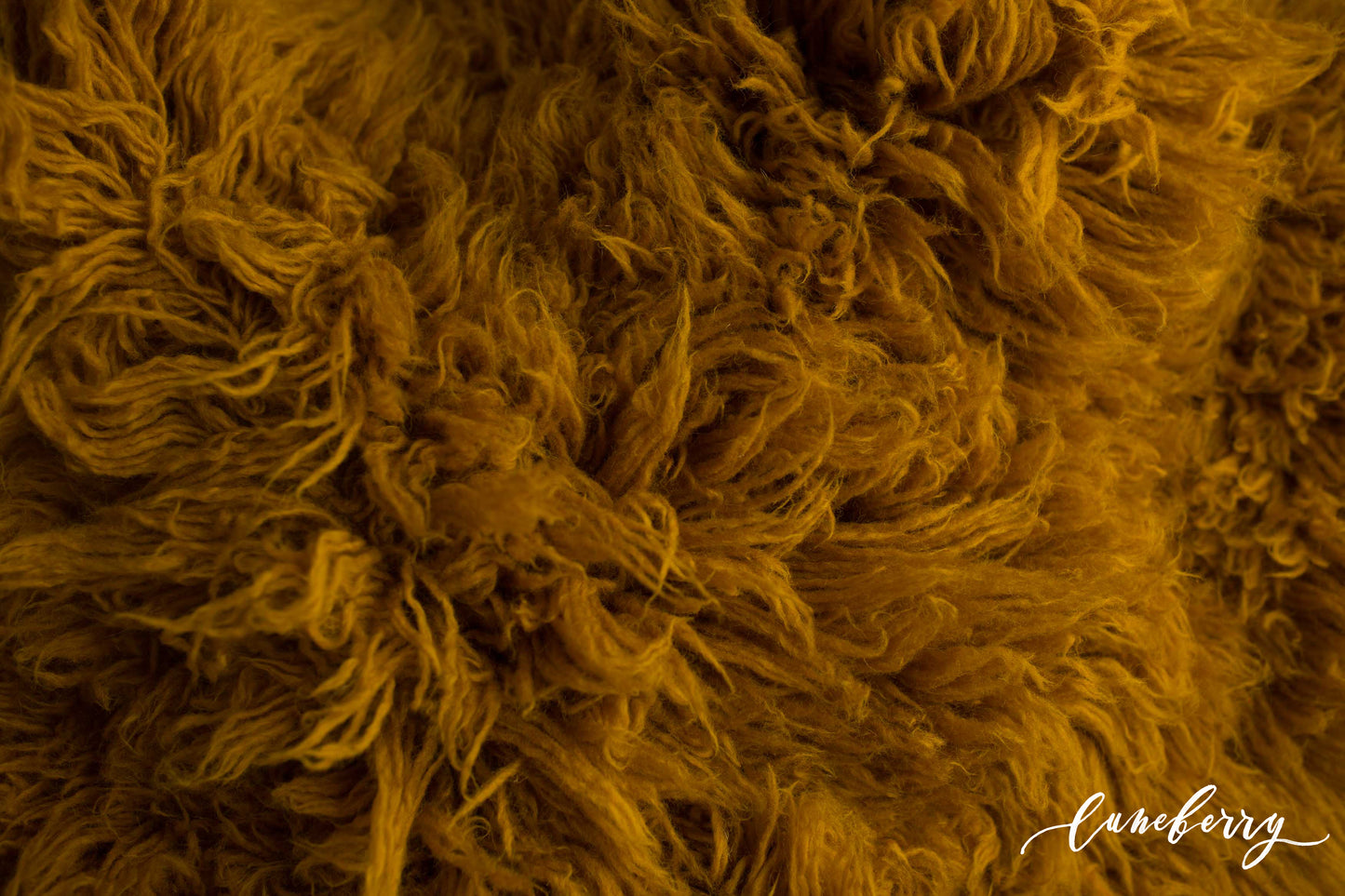 MUSTARD Premium Wool Flokati