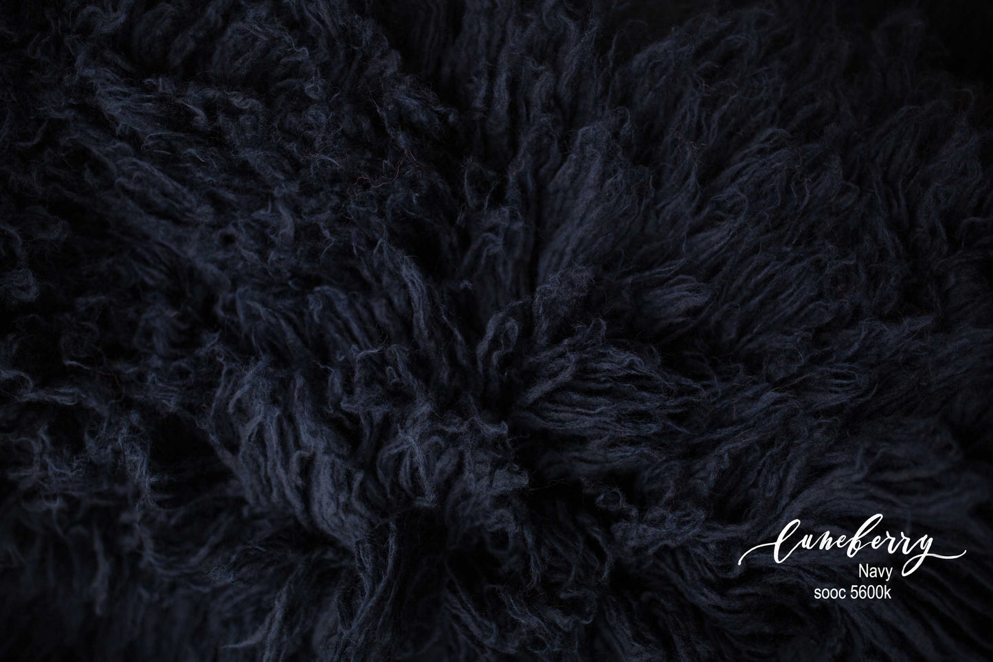 NAVY Premium Wool Flokati